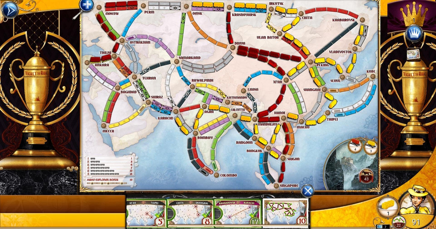 Ticket to Ride - Legendary Asia (DLC)