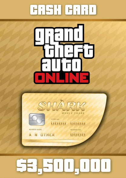 Grand Theft Auto Online: The Whale Shark Cash Card 3500000 (Xbox one)