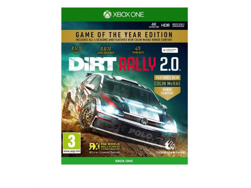 DiRT Rally 2.0 Game of the Year Edition EU XBOX One CD Key