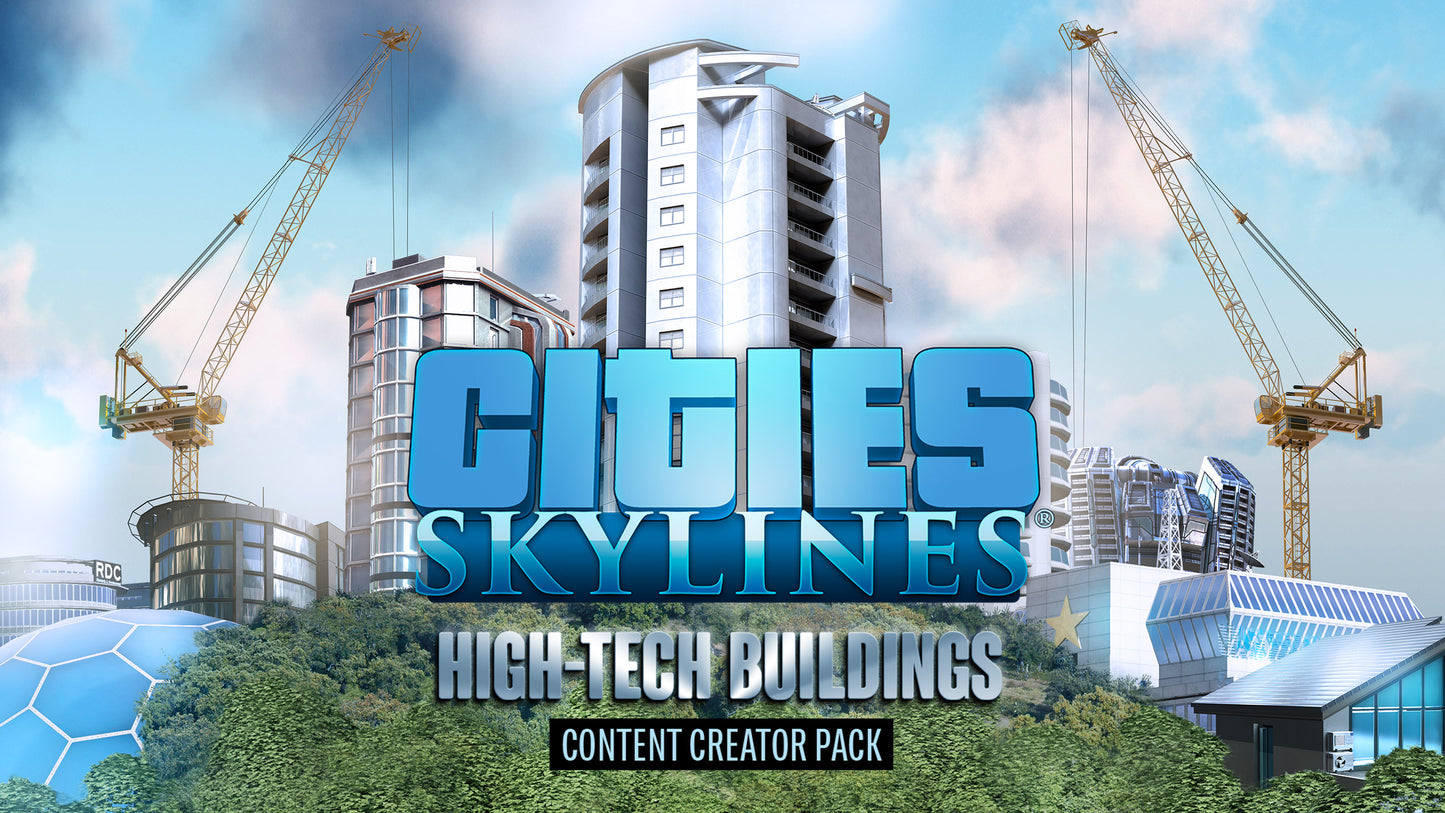 Cities: Skylines - Content Creator Pack: High-Tech Buildings (DLC)