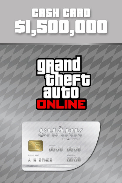 Grand Theft Auto Online: Great White Shark Cash Card - 1.250.000$ PC Activation Code