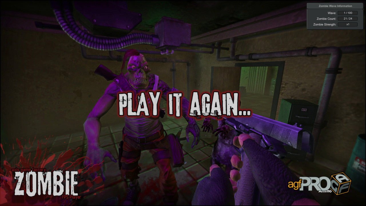 Axis Game Factory's AGFPRO Zombie FPS Player DLC