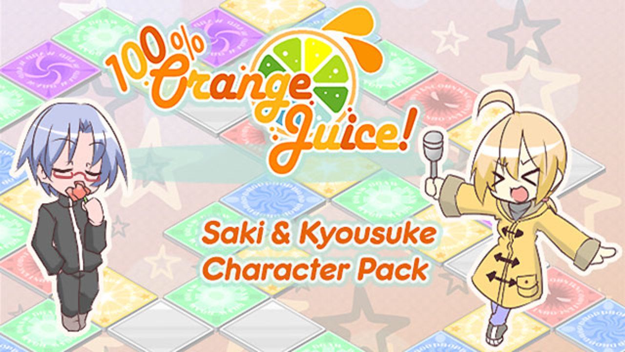 100% Orange Juice - Saki &amp; Kyousuke Character Pack