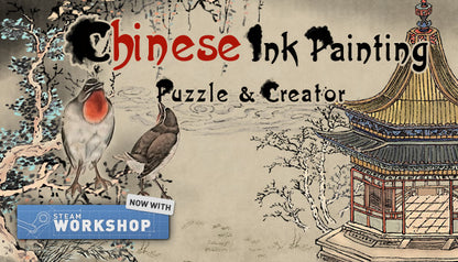 Chinese Ink Painting Puzzle &amp; Creator