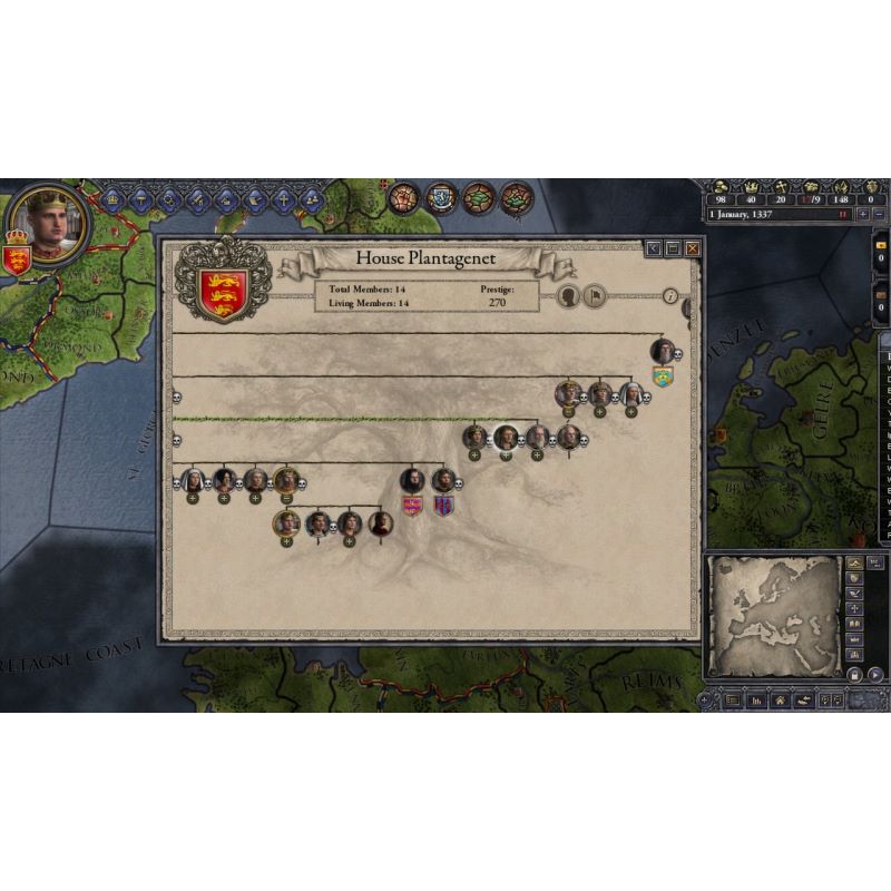 Crusader Kings II - Dynasty Shields DLC Steam CD Key