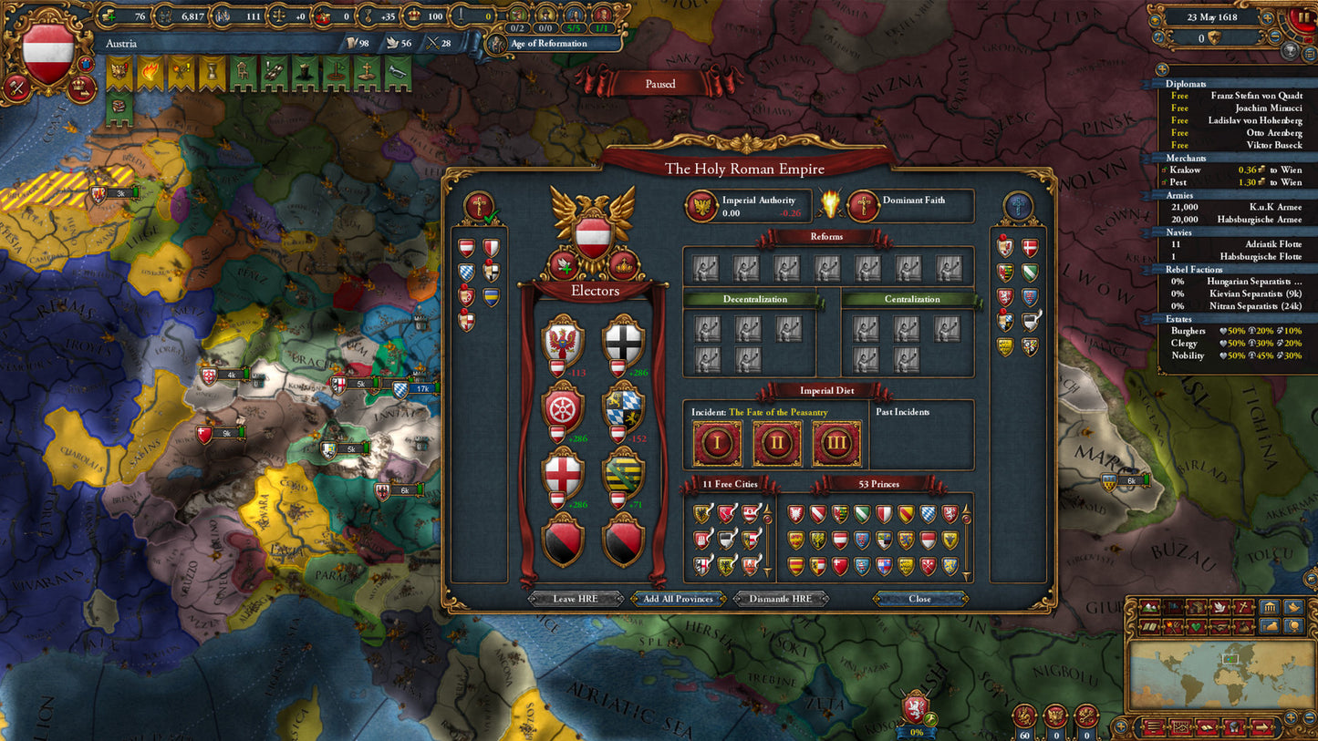 Europa Universalis IV: Emperor (DLC) (EU)