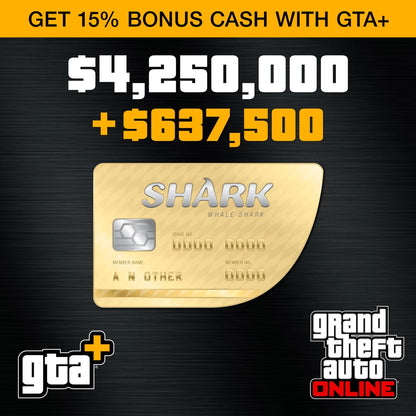 Grand Theft Auto Online: The Whale Shark Cash Card 3500000 (Xbox one)