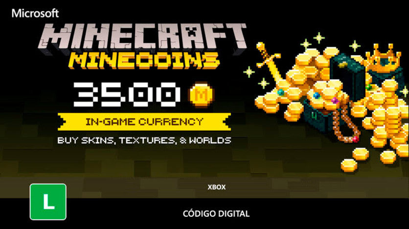 Minecraft: Minecoins Pack Minecraft 3500 Coins (Xbox One)