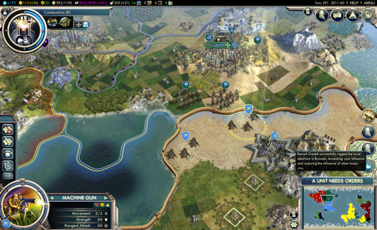 Sid Meier's Civilization V + Gods and Kings Expansion (DLC) (Steam)