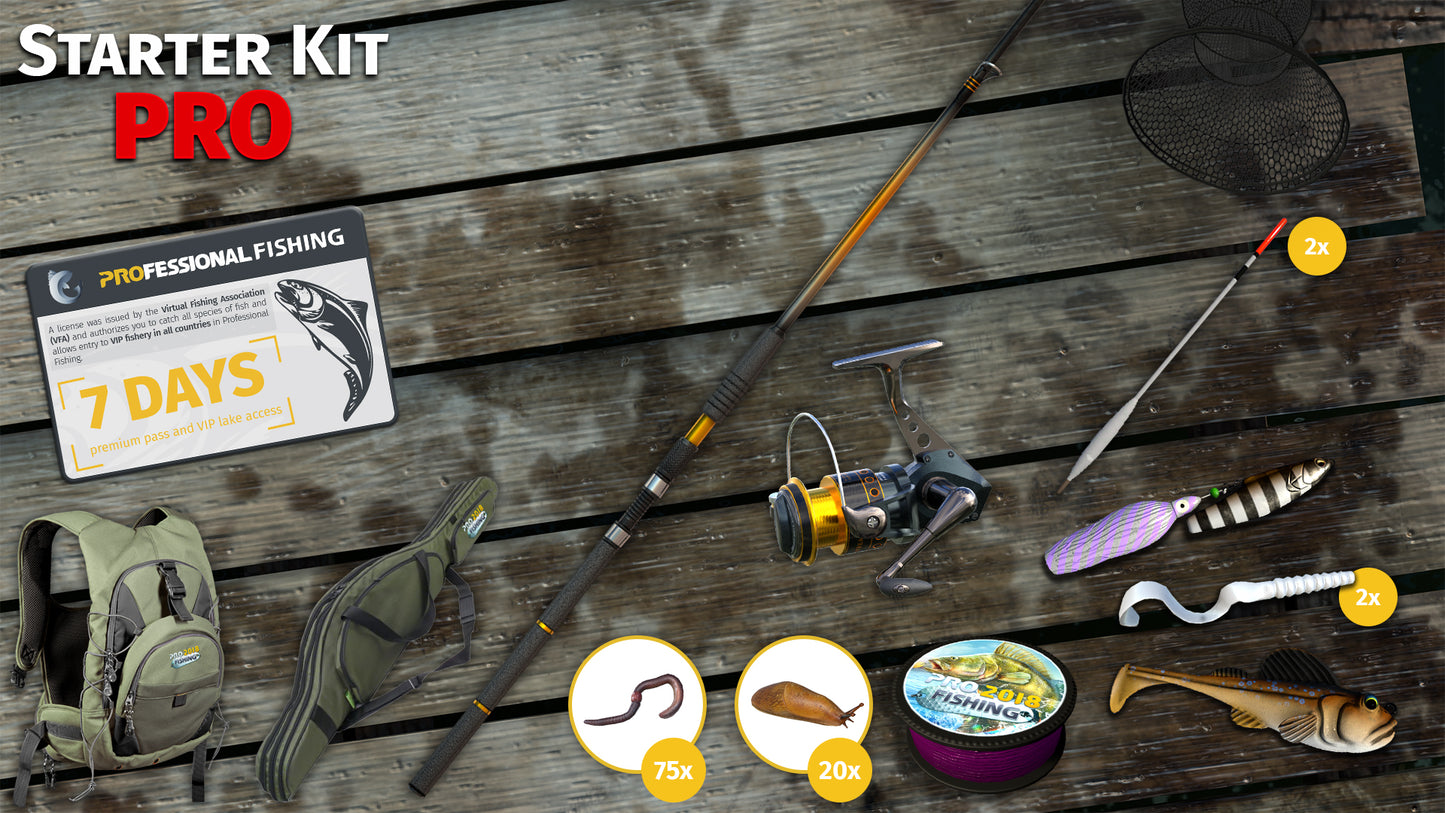 Professional Fishing - Starter Kit Basic (DLC)