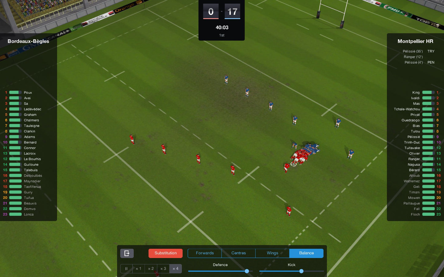 Pro Rugby Manager 2015 Steam Key GLOBAL