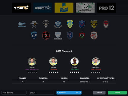 Pro Rugby Manager 2015 Steam Key GLOBAL