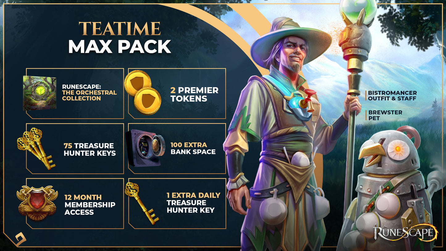 RuneScape Teatime Max Pack (DLC) (Steam)