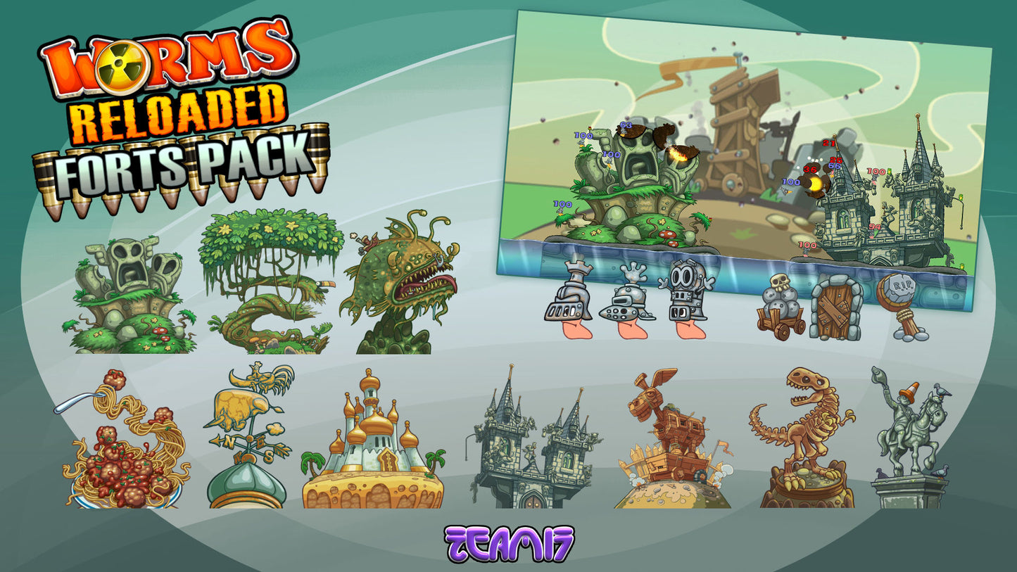 Worms Reloaded - Forts and Hats Pack (DLC)